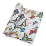 Butterfly Away Baby Muslin Swaddle Blanket Baby Accessories LollyBanks