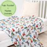 Butterfly Away Baby Muslin Swaddle Blanket Baby Accessories LollyBanks