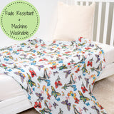 Butterfly Away Baby Muslin Swaddle Blanket Baby Accessories LollyBanks
