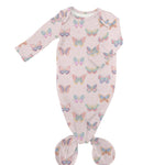 Butterfly Bliss Knotted Gown Baby Sleepwear Goosies