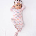 Butterfly Bliss Knotted Gown Baby Sleepwear Goosies