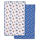Butterfly Breeze Printed Microfiber Dishtowel Home Decor Design Imports