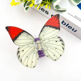 Butterfly Claw Clip - Dark Pink Hair Accessories TheDivaSoap