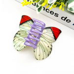 Butterfly Claw Clip - Dark Pink Hair Accessories TheDivaSoap
