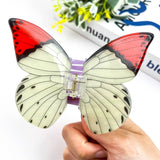 Butterfly Claw Clip - Dark Pink Hair Accessories TheDivaSoap