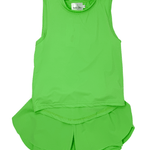 Butterfly Shorts - Neon Green Girls Shorts Belle Cher