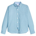 Button Down Shirt - Alpine Gingham Boys Shirts + Polos Little English