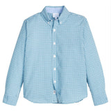 Button Down Shirt - Alpine Gingham Boys Shirts + Polos Little English