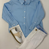 Classic Pant - White Twill Boys Pants Little English