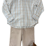 Button Down Shirt - Winthrop Plaid Boys Shirts + Polos Little English