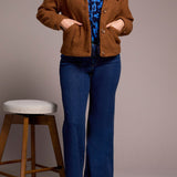 Button Front Boucle Jacket - Ginger Spice Outerwear Tribal