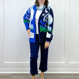 Button Front Jacquard Sweater Cardigan - Nightfall Sweaters Tribal