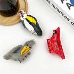 Red Bird Acetate Hair Clip Hair Accessories TheDivaSoap
