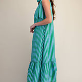 Seaside Stripe Maxi Dress Long Dresses Glam
