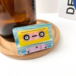 Tape Hair Clip,Acetate Creative Hair Claw: Blue Hair Accessories TheDivaSoap