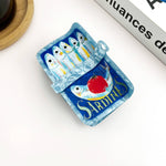 Sardine Can Hair Claw Clip, Creative Fish Tin Hair Clip: C Hair Accessories TheDivaSoap