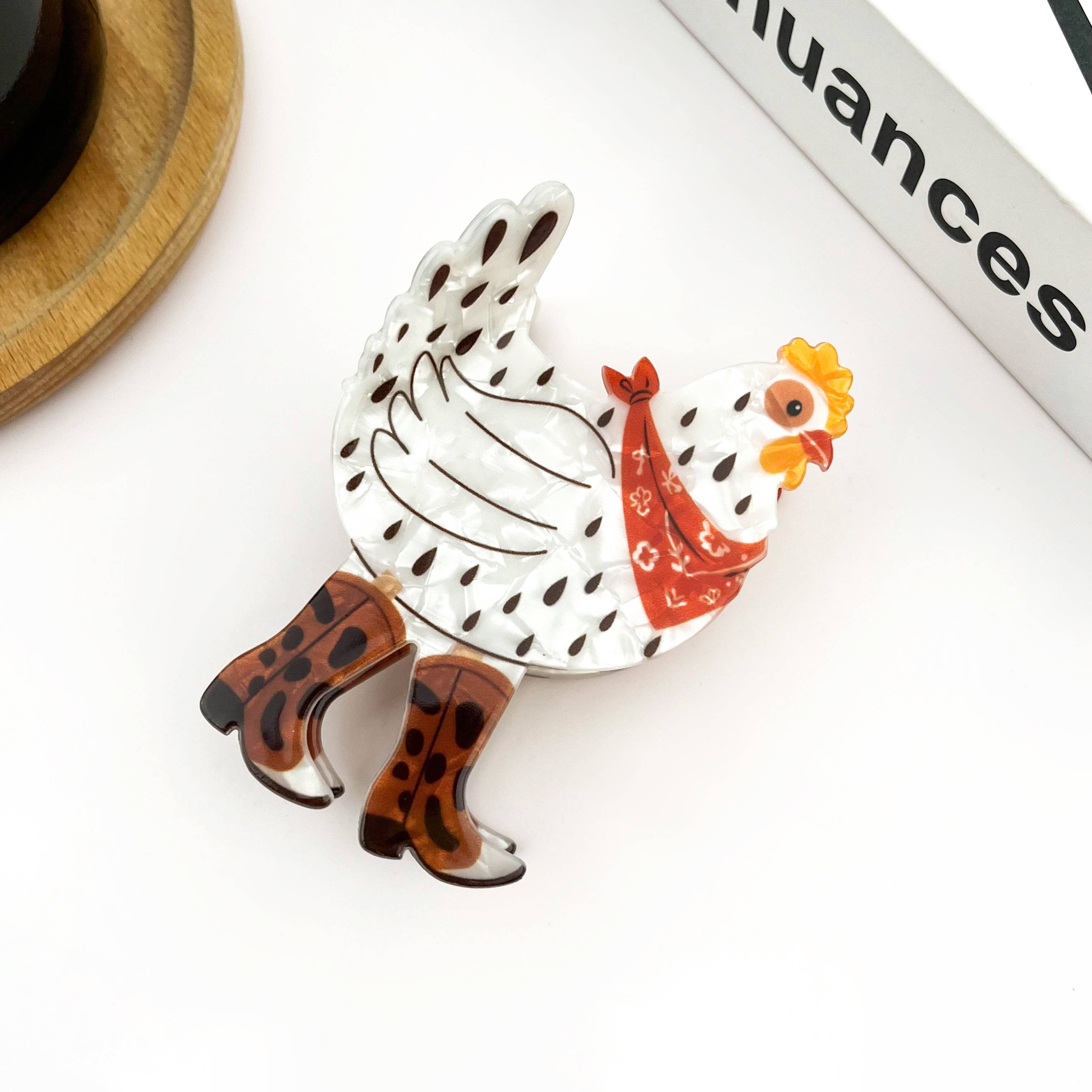 Chicken Claw Clip - Hen Hair Accessories TheDivaSoap