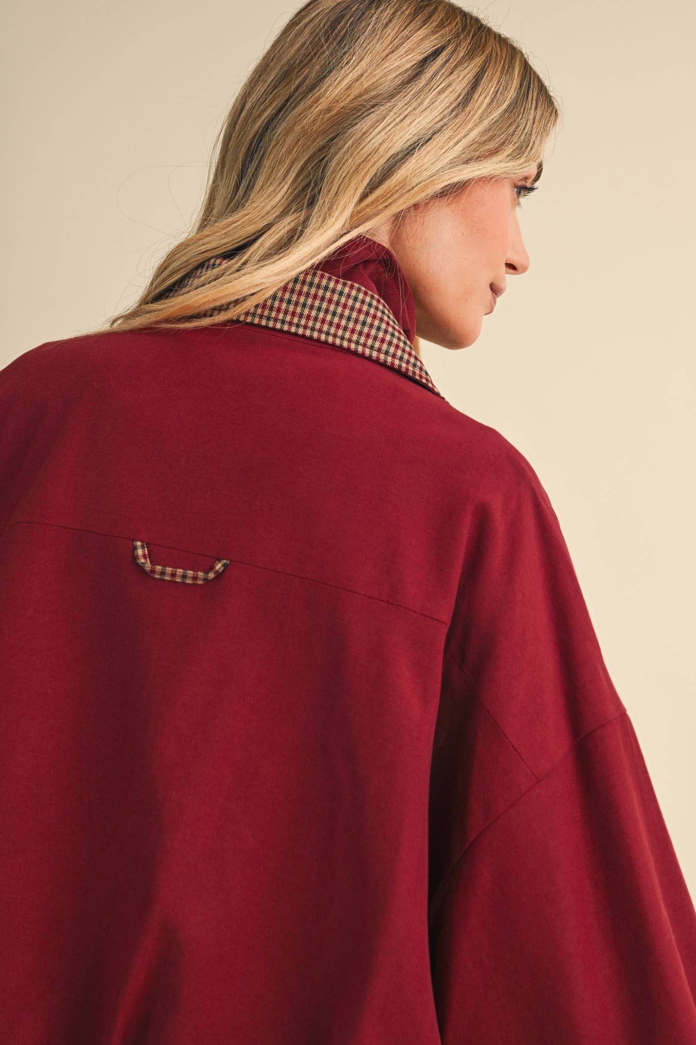 Redbrook Plaid Trim Jacket Outerwear &MERCI