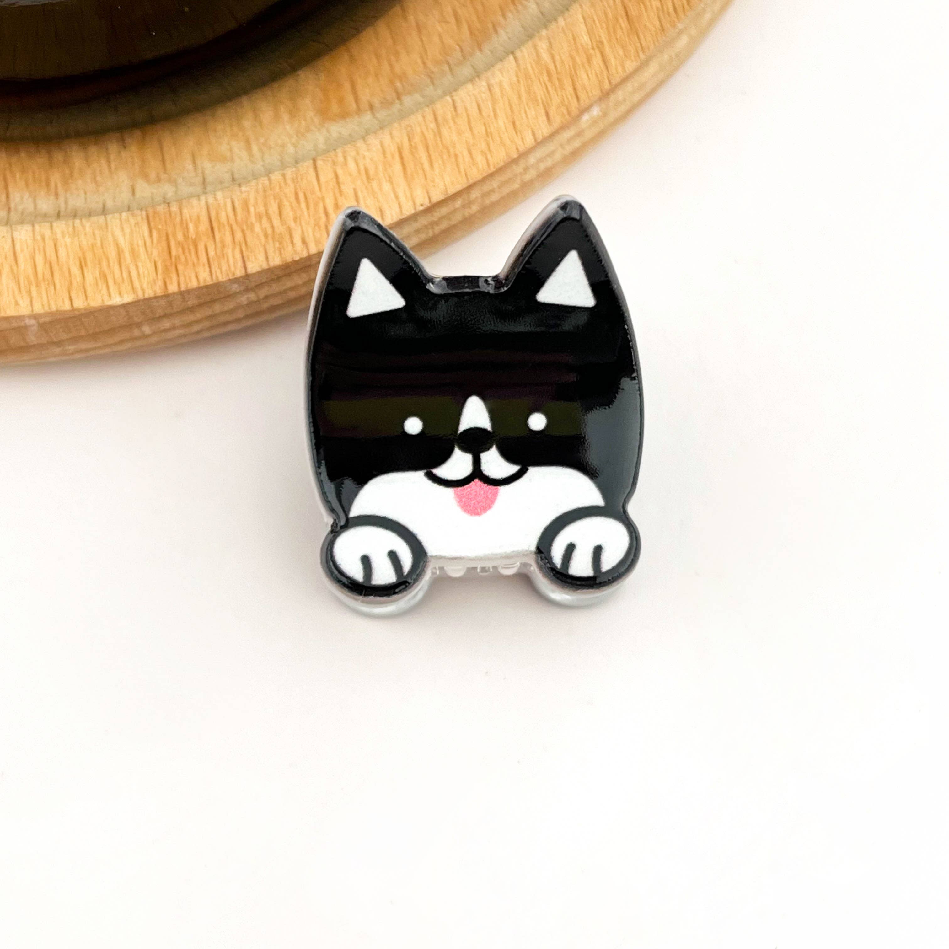 Mini Dog Series Hair Claw Clips, Cute Puppy Animal Hair Clip: N Hair Accessories TheDivaSoap