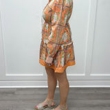Camelia - Peach Quartz Short Dresses Clara the Label