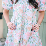 Camille Dress - Celestial Garden Short Dresses Marigold