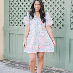 Camille Dress - Celestial Garden Short Dresses Marigold