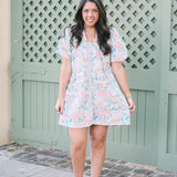 Camille Dress - Celestial Garden Short Dresses Marigold