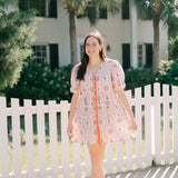 Camille Dress - Perennial Blooms Short Dresses Marigold