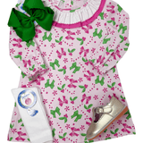 Candy A - Line Dress - Pink & Green - Sugar Babies Children's Boutique/Meg's Shoppe