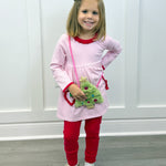 Candy Cane Embroidery Ruffle Pant Set - Sugar Babies Children's Boutique/Meg's Shoppe
