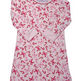 Candy Cane Lane Printed Night Dress Kids Pajamas Magnolia Baby