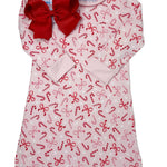 Candy Cane Lane Printed Night Dress Kids Pajamas Magnolia Baby