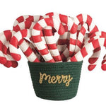 Candy Cane Ornament Seasonal Mudpie