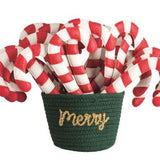 Candy Cane Ornament Seasonal Mudpie