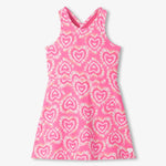 Candy Hearts Active A-Line Dress Girls Play Dresses Hatley