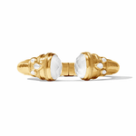 Cannes Cuff - Iridescent Clear Crystal Bracelets Julie Vos
