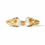 Cannes Cuff - Iridescent Clear Crystal Bracelets Julie Vos