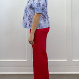 Cape Cod Bouquet Top - Blue Tops Entro