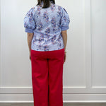 Cape Cod Bouquet Top - Blue Tops Entro