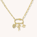 Carabiner Lock with Unique Link Chain Women's Jewelry It's Especially Lucky