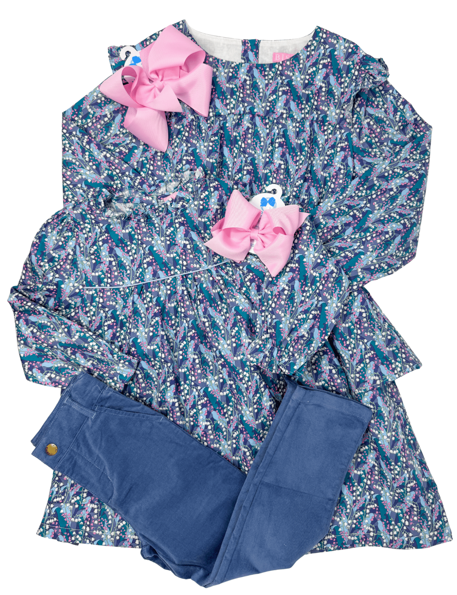 Carleton Dress - Winterthur Wildflowers Girls Occasion Dresses Bisby