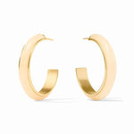 Carnaby Hoop - Ivory - Large Earrings Julie Vos