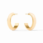 Carnaby Hoop - Ivory - Medium Earrings Julie Vos