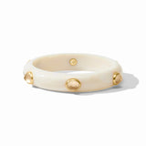 Carnaby Stone Bangle - Colette - Iridescent Champagne - Large Bracelets Julie Vos