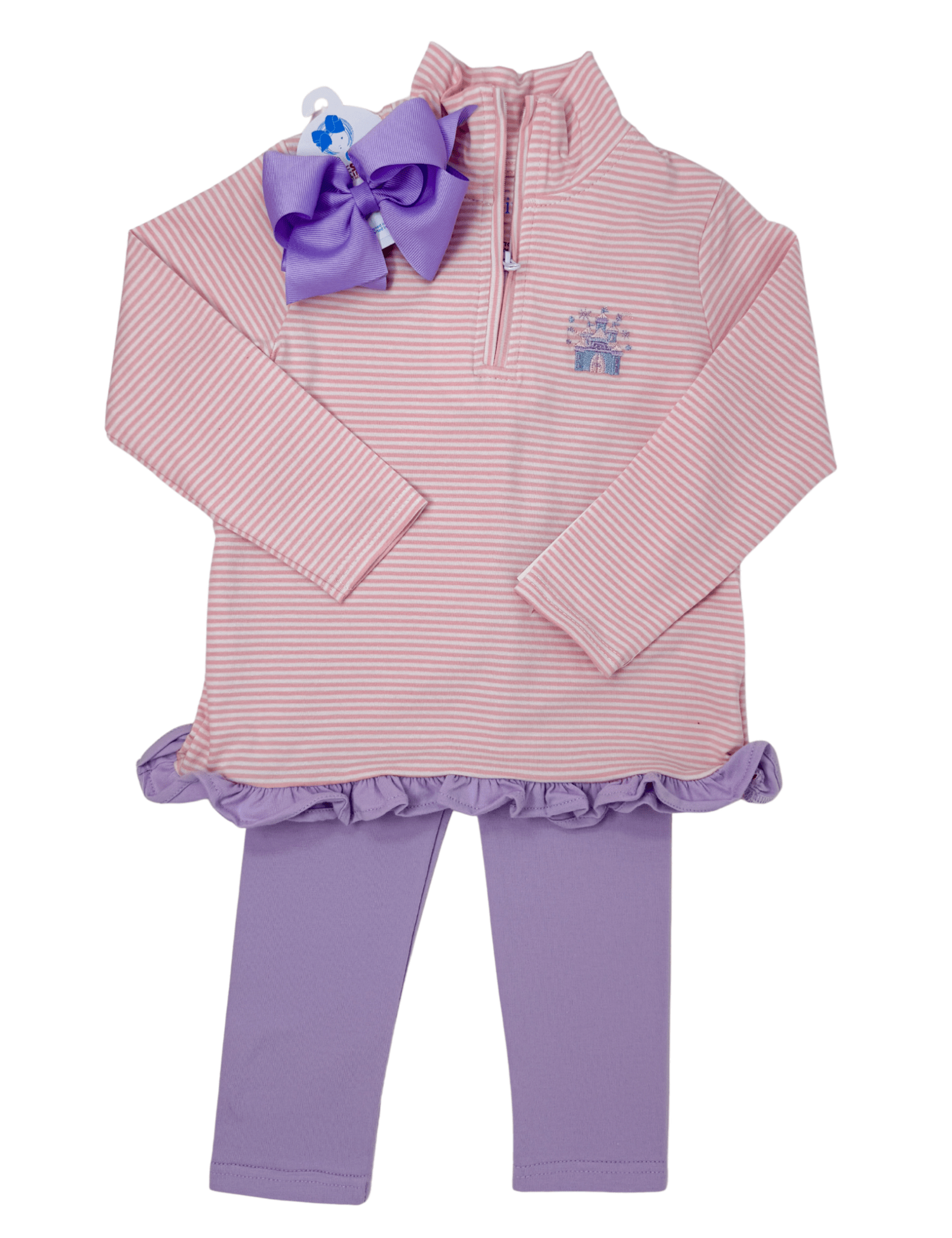 Castle 1/4 Zip Pullover Set Girls Sets Itsy Bitsy
