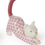 Cat Ring Holder - Assorted Misc Accessories Two's Company Pink