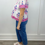 Catalina Blouse - Radiant Orchid Tops Victoria Dunn Design