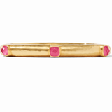 Catalina Hinge Bangle Iridescent Raspberry Bracelets Julie Vos