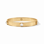 Catalina Stone Bangle - Iridescent Clear Crystal - Medium Bracelets Julie Vos