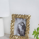 Thin Stacked Leaf Gold Frame - 4x6"